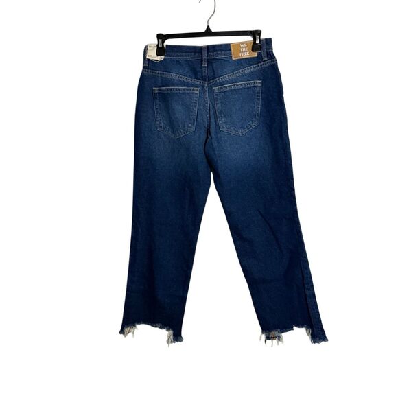 NWT Free People Maggie Mid Rise Button Fly Straight Leg Jeans Size 26 - Picture 6 of 6